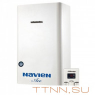 Настенный газовый котел Navien atmo 24 AN White двухконтурный, открытая камера 24 кВт