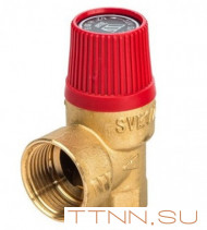Клапан предохранительный Wester 1/2" 3бар Клапан предохранительный Wester 1/2" 3бар
