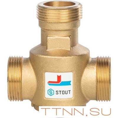 Смесительный клапан STOUT G 1 1/4 НР 70°С Смесительный клапан STOUT G 1 1/4 НР 70°С