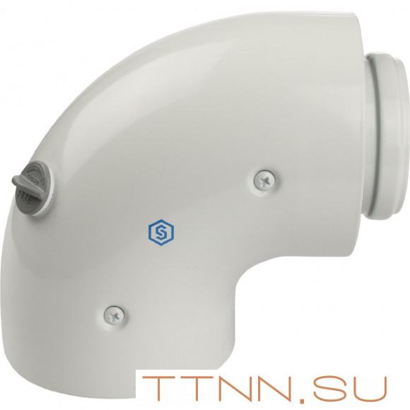 Адаптер коаксиальный STOUT для котла угловой 90° D60/100