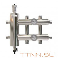 Совмещенные распределительные коллекторы с гидравлическими разделителями GSK 40-3