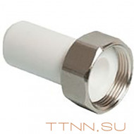 Штуцер РосТурПласт для присоединения счетчика воды под пломбу 25х1" арт.10854