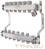 Для отопления Royal Thermo 1" ВР-3/4" НР, 6 выходов, нерж. (RTE 51.106)