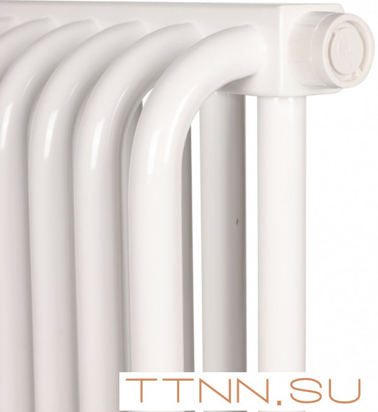 Стальной трубчатый радиатор 2-колончатый Rommer RST 2030/22 боковое подключение RAL9016