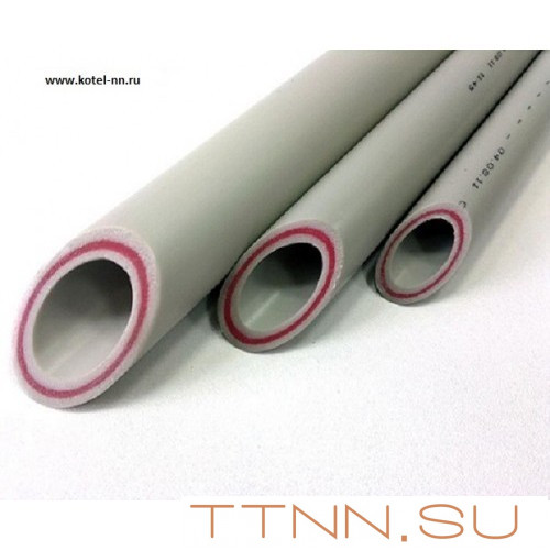 Полипропиленовая труба D25 PN 25 стекловолокно Серый