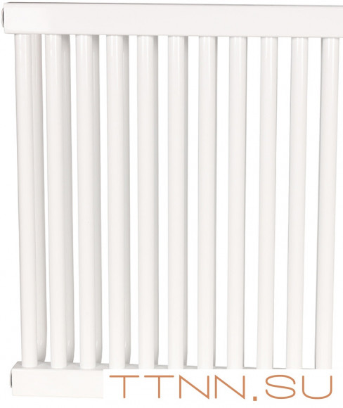 Стальной трубчатый радиатор 2-колончатый Rommer RST 2050/16 боковое подключение RAL9016