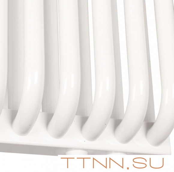 Стальной трубчатый радиатор 2-колончатый Rommer RST 2050/18 нижнее правое подключение RAL9016