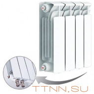 Радиатор биметаллический Rifar Base 350 Ventil 4 секции Радиатор биметаллический Rifar Base 350 Ventil 4 секции