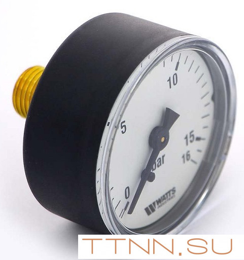 Манометр аксиальный Watts F+R100(MDA) 63/16x1/4" Манометр аксиальный Watts F+R100(MDA) 63/16x1/4"