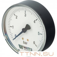 Манометр аксиальный Watts F+R100(MDA) 80/6x1/4"