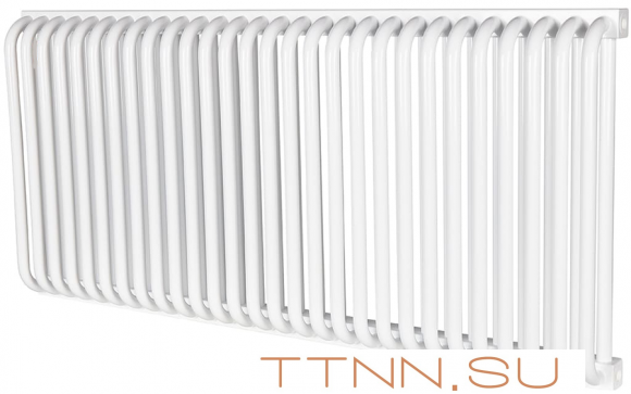 Стальной трубчатый радиатор 2-колончатый Rommer RST 2050/28 боковое подключение RAL9016