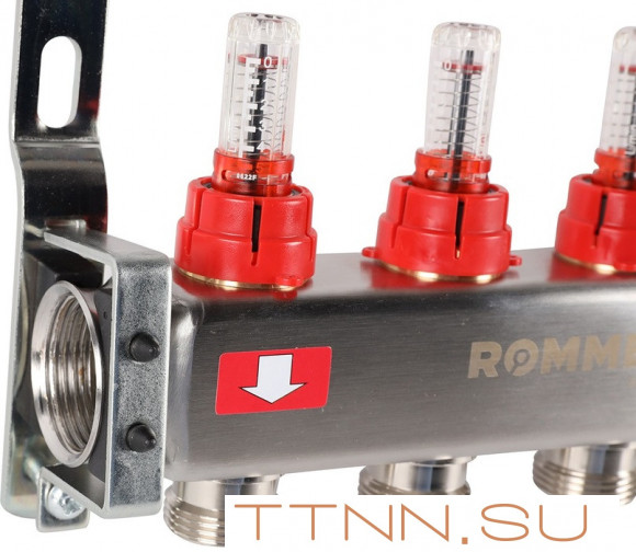 Для отопления Rommer 1"/3/4"x12 с расходомерами (RMS-1200-000012) Для отопления Rommer 1"/3/4"x12 с расходомерами (RMS-1200-000012)