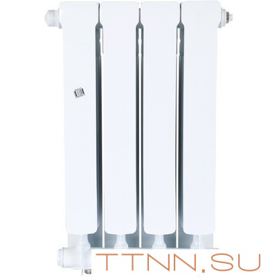 Биметаллический радиатор STOUT SPACE 500 нижнее 4 секции (SRB-0320-050004)