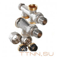 Узел нижнего подключения радиатора Valtec 1/2х100% VT.225 К N E04100 Узел нижнего подключения радиатора Valtec 1/2х100% VT.225 К N E04100