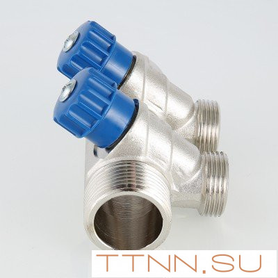 Коллектор с регулировочными вентилями  Valtec 1*3*3/4 VT.560.NE Коллектор с регулировочными вентилями  Valtec 1*3*3/4 VT.560.NE