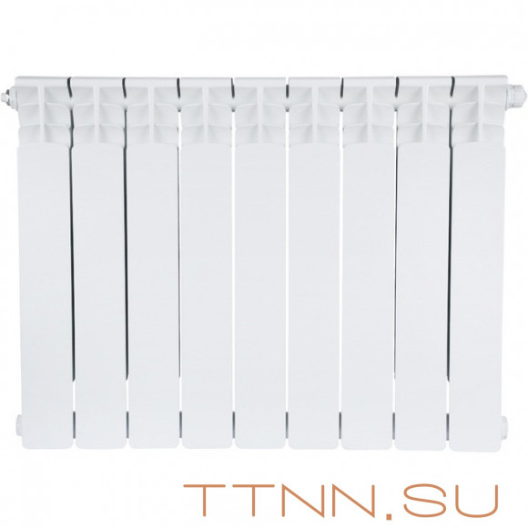 Биметаллический радиатор STOUT SPACE 500 нижнее 9 секций (SRB-0320-050009)