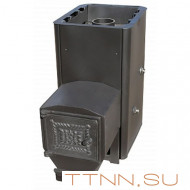 Печь Варвара Мини с контуром, удлиненная топка