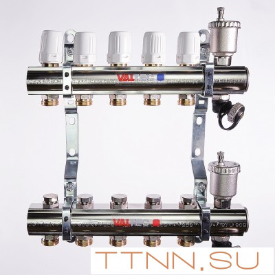 Для отопления VALTEC 1"х4 вых. Евроконус 3/4" Для отопления VALTEC 1"х4 вых. Евроконус 3/4"