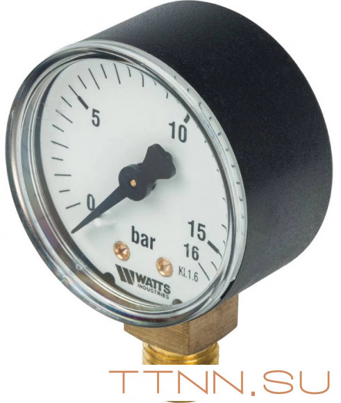 Манометр радиальный Watts F+R200 (MDR) 63/ 16x1/4"