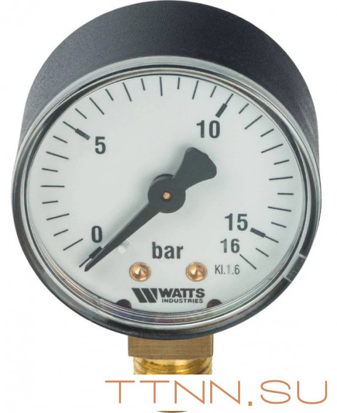 Манометр радиальный Watts F+R200 (MDR) 63/ 16x1/4"