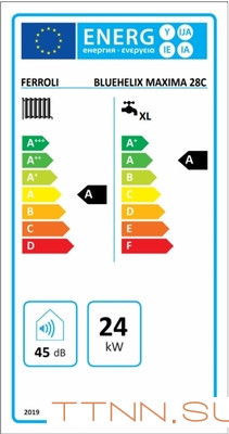 Настенный газовый котел Ferroli BLUEHELIX MAXIMA 28С