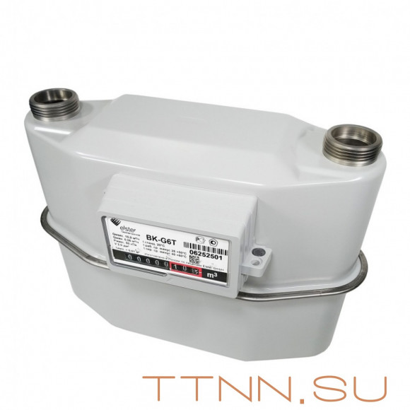 Счетчик газа BKР-G6T 250 Правый с термокорректором Газэлектроника для улицы