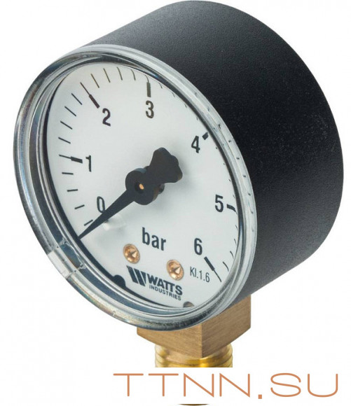 Манометр радиальный Watts F+R200 (MDR) 63/ 6x1/4"