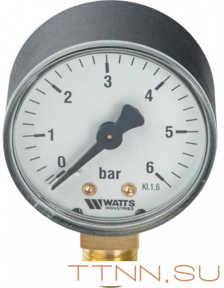 Манометр радиальный Watts F+R200 (MDR) 63/ 6x1/4"