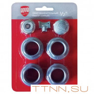 Набор присоединительный Royal Thermo Набор присоединительный 1/2 silver Набор присоединительный Royal Thermo Набор присоединительный 1/2 silver