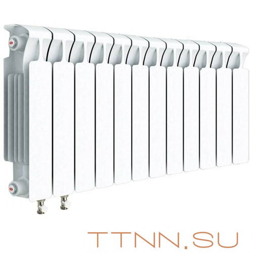 Радиатор биметаллический Rifar Monolit 500 Ventil 12 секций Радиатор биметаллический Rifar Monolit 500 Ventil 12 секций