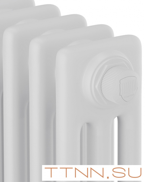 Стальной трубчатый радиатор 3-колончатый Royal Thermo Insignia VC3030 - 34 секц. RAL9016, нижнее 1/2