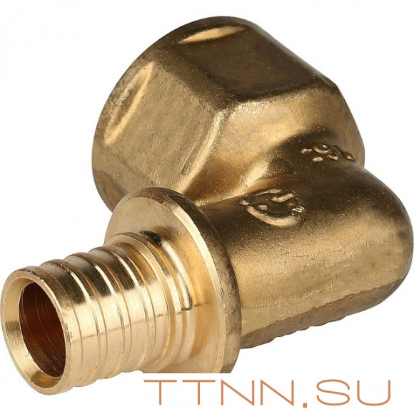 Угольник-переходник с внутренней резьбой 16xG 1/2" для труб из сшитого полиэтилена