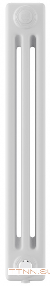Стальной трубчатый радиатор 3-колончатый Royal Thermo Insignia VC3050 - 10 секц. RAL9016, нижнее 1/2