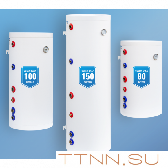 Настенный бойлер косвенного нагрева RISPA RBW 100 R ( Нерж. сталь)