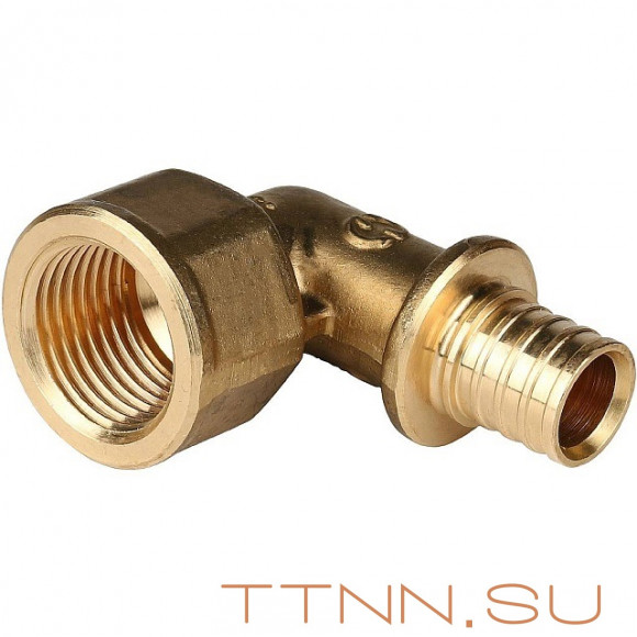 Угольник-переходник с внутренней резьбой 20xRp 3/4" для труб из сшитого полиэтилена