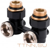 Узлы нижнего подключения Royal Thermo угловой 1/2"х3/4" EK (черный) Узлы нижнего подключения Royal Thermo угловой 1/2"х3/4" EK (черный)