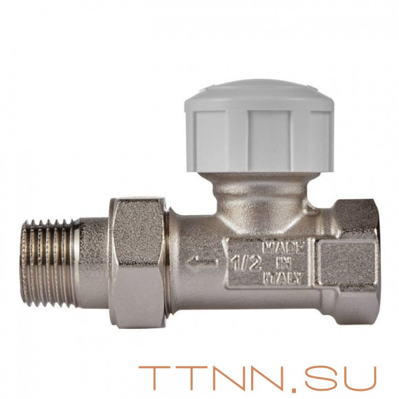 Набор термостатический Royal Thermo прямой М30х1,5 1/2" (никель)