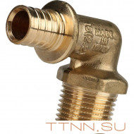 Угольник-переходник с наружной резьбой 16xR 1/2" для труб из сшитого полиэтилена