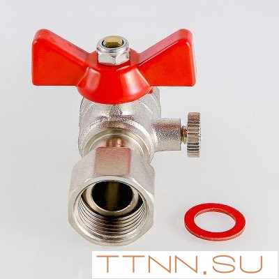 Кран для подключения  манометра 1/2"наружная - 1/2"внутренняя Valtec VT.806.N.0404