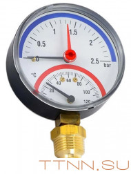 Термоманометр радиальный Watts FR 828(TMRA) Термоманометр радиальный Watts FR 828(TMRA)