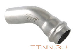 Угольник из нержавеющей стали 45 градусов внутренний/наружный Valtec 42х42