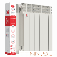 Алюминиевый радиатор НРЗ ЛЮКС 500/100 6 секций Алюминиевый радиатор НРЗ ЛЮКС 500/100 6 секций