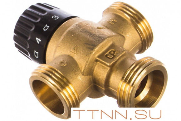 Смесительный клапан STOUT 1 НР 30-65°С KV 2,3