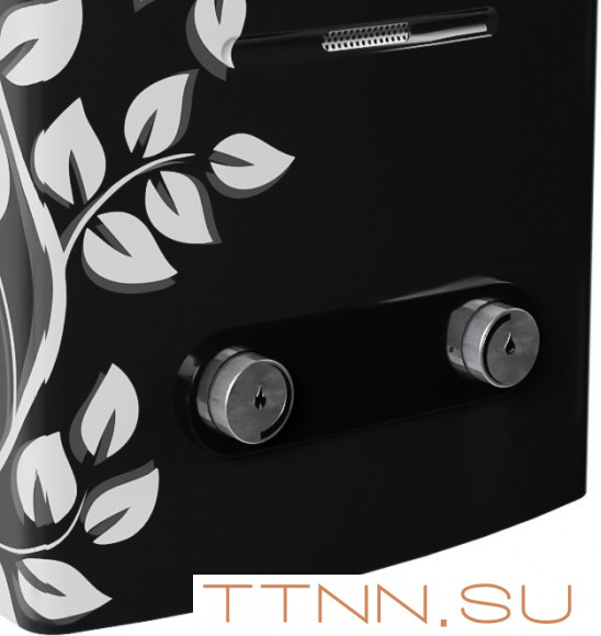 Газовый проточный водонагреватель VilTerm S10 Print (лоза) черная Газовый проточный водонагреватель VilTerm S10 Print (лоза) черная