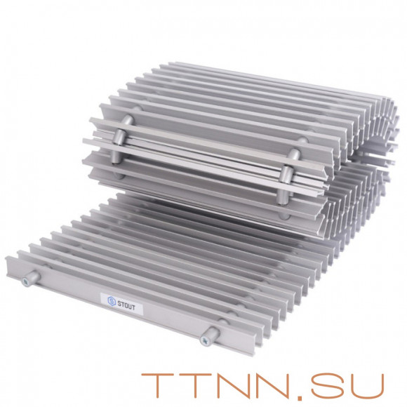 Внутрипольный конвектор длиной 1,1 м - 1,5 м STOUT SCQ-1100-0730125