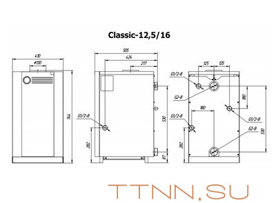 Напольный газовый котел Лемакс Classic-12,5V Напольный газовый котел Лемакс Classic-12,5V