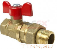 Кран шаровой VALFEX 3/4 с накидной гайкой ручка-бабочка VF.227.LB1.034 Кран шаровой VALFEX 3/4 с накидной гайкой ручка-бабочка VF.227.LB1.034