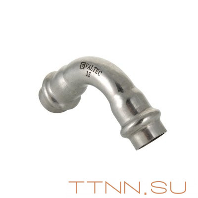 Угольник из нержавеющей стали 90 градусов внутренний/внутренний Valtec 15