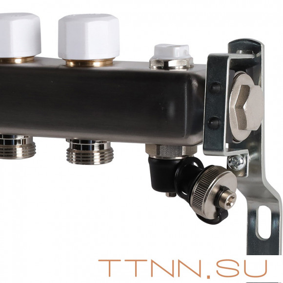 Для отопления Rommer 1"/3/4"x9 с запорными клапанами (RMS-3201-000009)