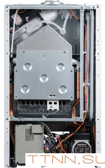 Настенный газовый котел MIZUDO M24Т OpenTherm черная панель управления